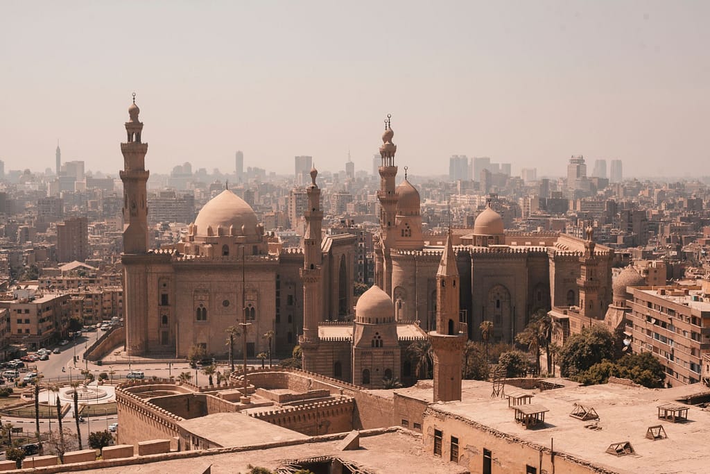 La città del Cairo in Egitto